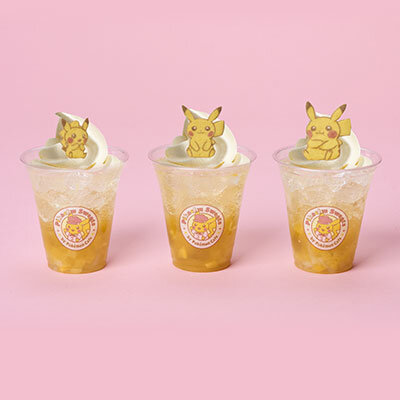 My PIKACHU's Bubbly -Fuzzy Mango Tropical Ice Cream Float