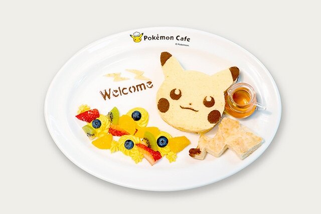 Pokémon Cafeのピカチュウスフレパンケーキ